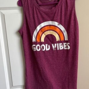 Good vibes Amazon basic tank size L